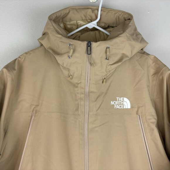 The North Face Mountain Range Down Parka Coat Khaki Stone Sz XXL NWT $400 - Picture 6 of 16
